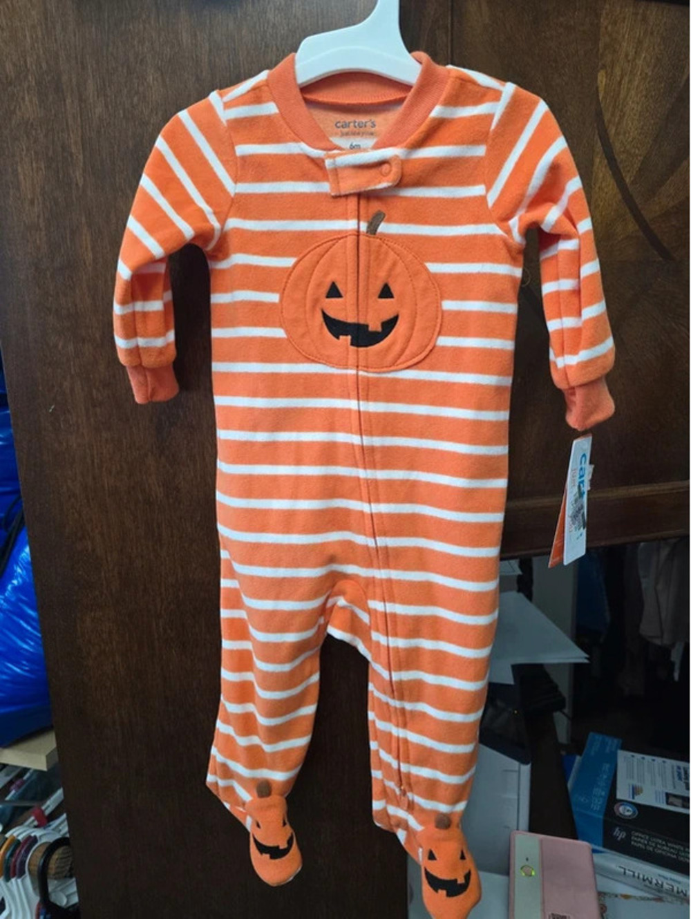 Six month, brand new halloween pajamas from carter's item, 1054
